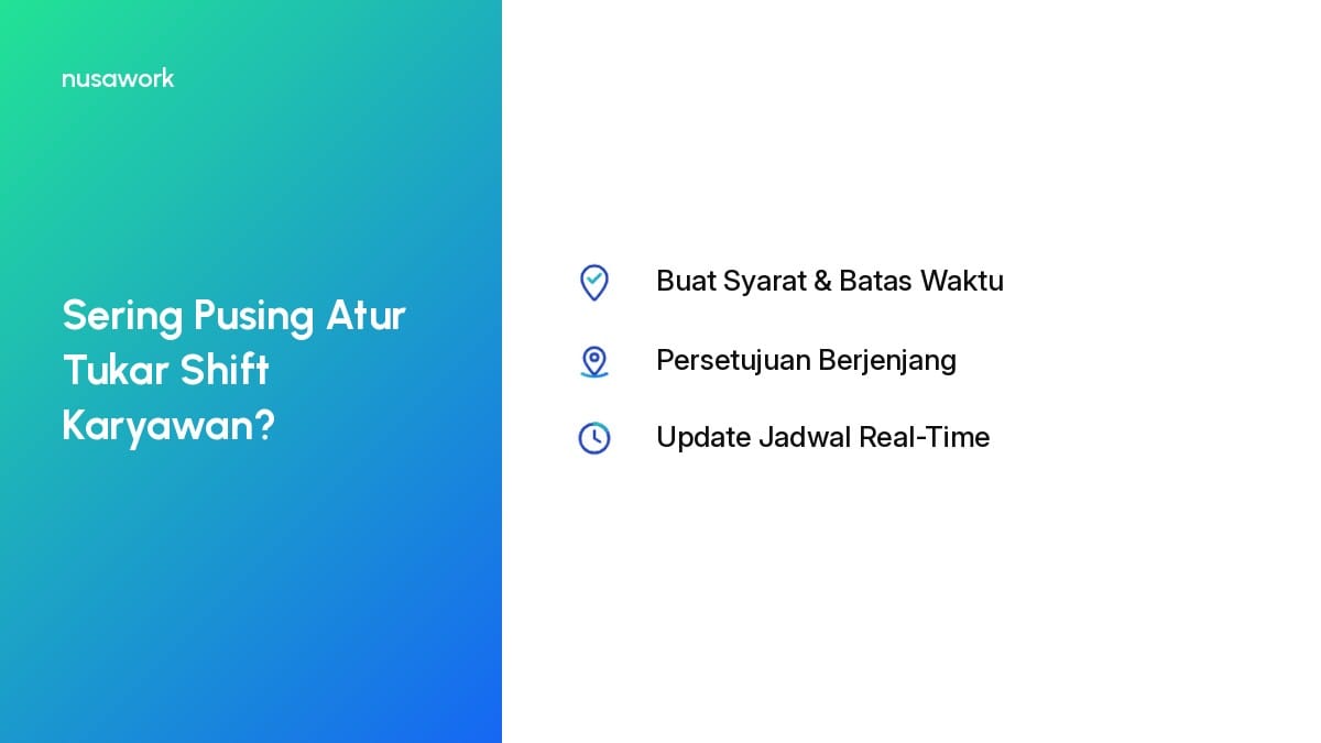 Cara Mengatur Pengajuan Tukar Shift Karyawan di Perusahaan