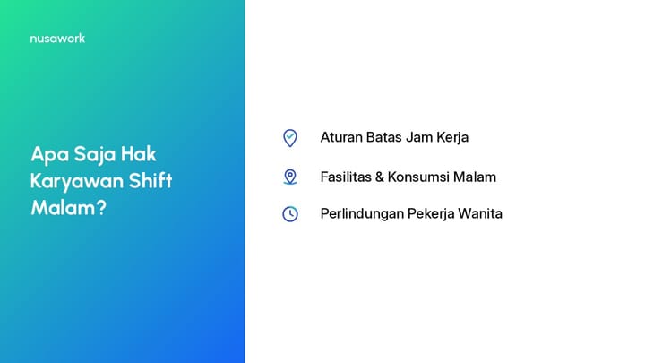 Ilustrasi karyawan bekerja sesuai aturan jam kerja shift malam di kantor