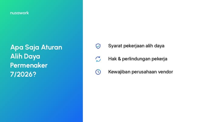 Tim HR meninjau dokumen kepatuhan permenaker 7 tahun 2026 outsourcing di ruang kerja