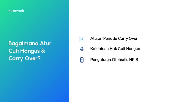 Ilustrasi pengelolaan cuti hangus dan carry over sisa cuti tahunan karyawan